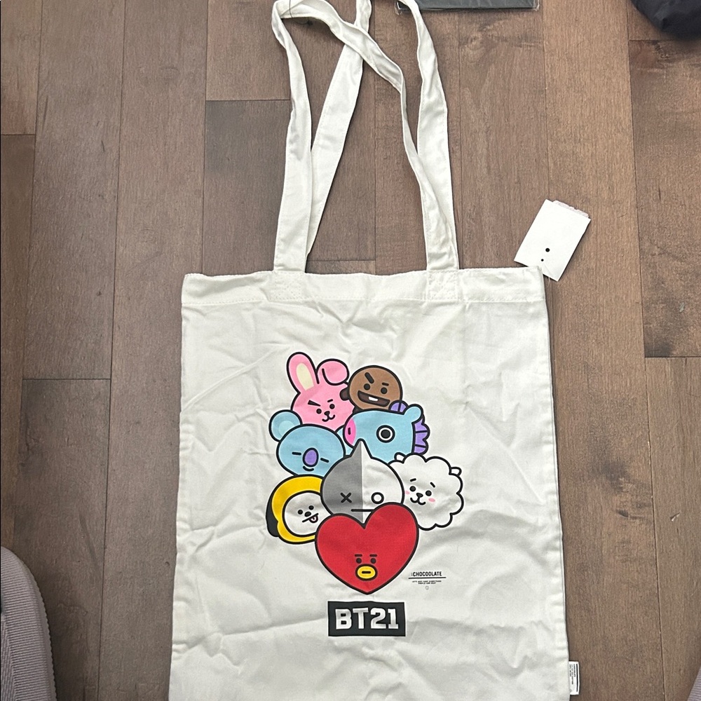Chocoolate Character Tote Bag - bt21